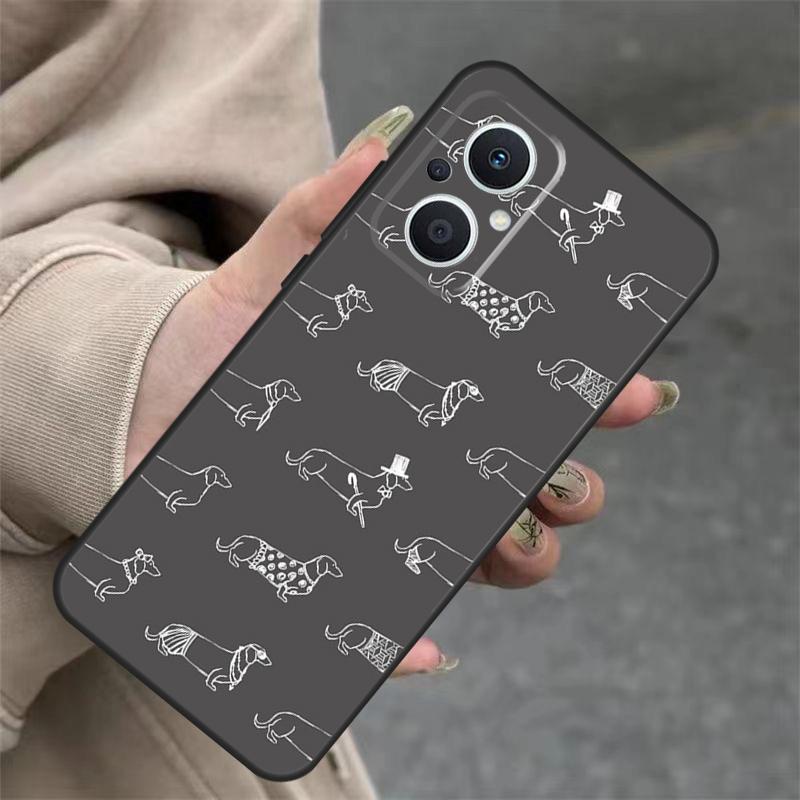 Мультяшный чехол такса сосиска для OPPO Reno 7 8 Lite 6 5 4 11F 10 Pro 8T 5Z 4Z OPPO Find X6 Pro X2 Neo X3 X5 Lite