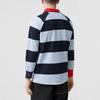 Burberry Мужские рубашки-поло Синий воротник-поло Умеренный прямой крой 80134731