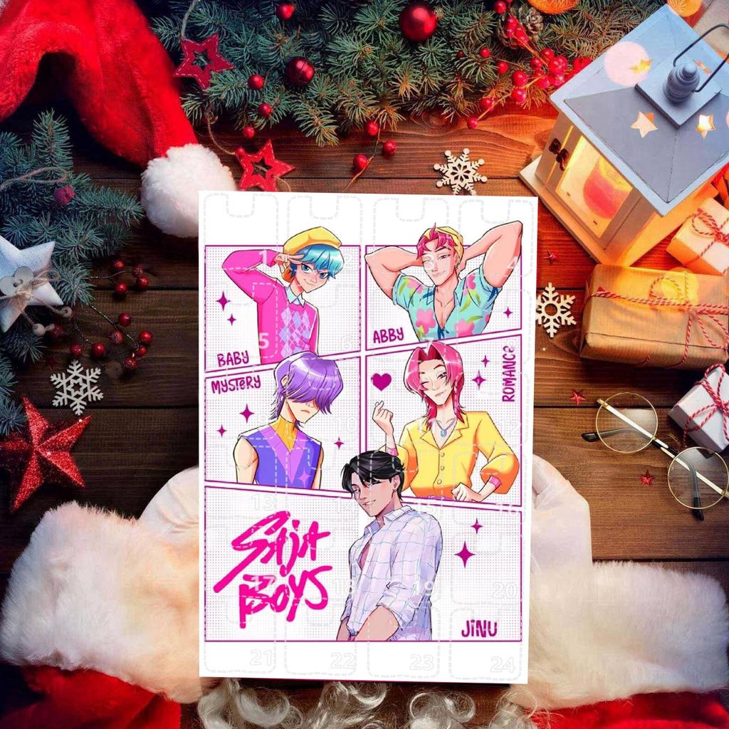 2D Адвент-календарь включает 24 адвент-календаря, календарь обратного отсчета и коллекционные сюрпризы