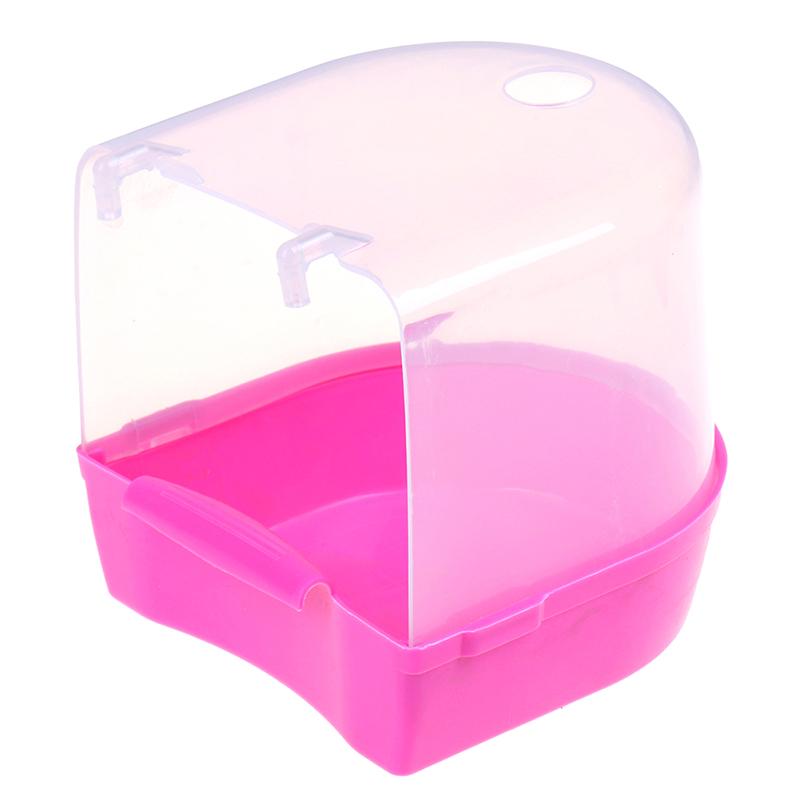 Пластиковый попугай для ванны с водяной баней для птиц для подвесной чаши для попугая