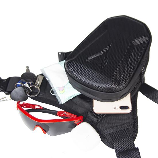 Yousheng Мотоциклетная набедренная сумка Унисекс Водонепроницаемая набедренная сумка Поясная сумка на бедро с ремешком для ноги для езды на велосипеде, рыбалки, охоты, пеших походов, кемпинга