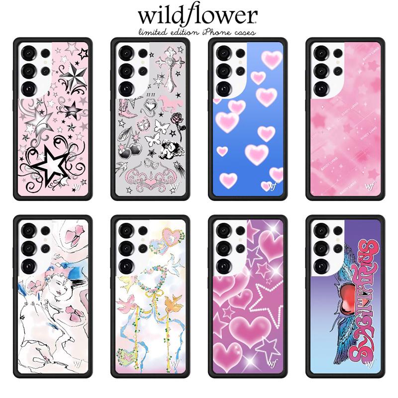 Чехол для телефона Wildflower Girls Nessa Barrett для Samsung S23 S24 S25 S26 Ultra wf Girls Sandy Liang Звезда мультяшный ударопрочный чехол