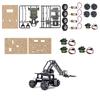 Acrylic 4WD Robot Car Motor Ackerman Omnidirectional Tracking Chassis  For Arduino STM32 ESP32 Programmable Robot Car DIY Kit