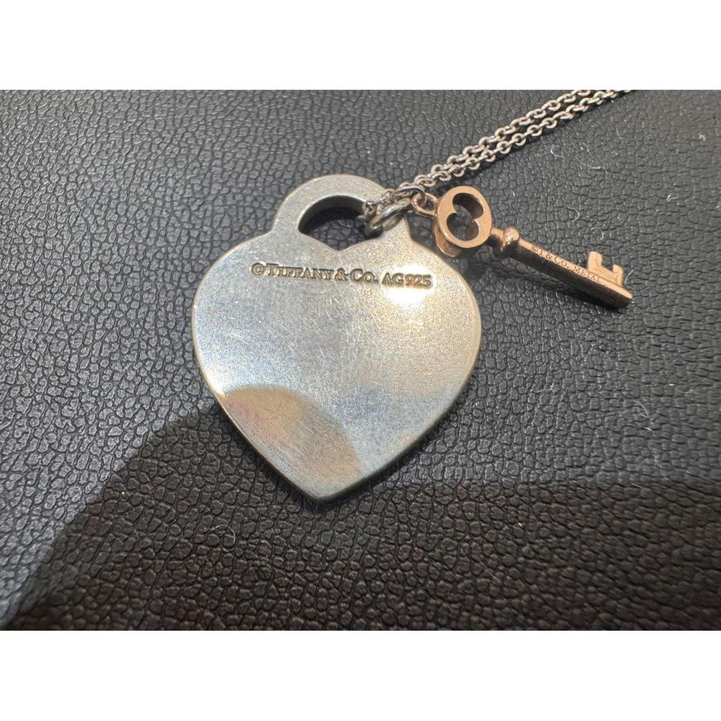 Б/у Редкий с сертификатом продажи Tiffany "Return to Tiffany Кулон-ключ с биркой-сердечком Металл Rubedo" модель