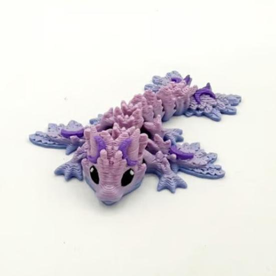 3D Printed Dragon Egg Colorful Egg with Dragon Inside Articulated Dragon Figurine Flexible Fidget Toy for Kids Easter Basket Stuffers