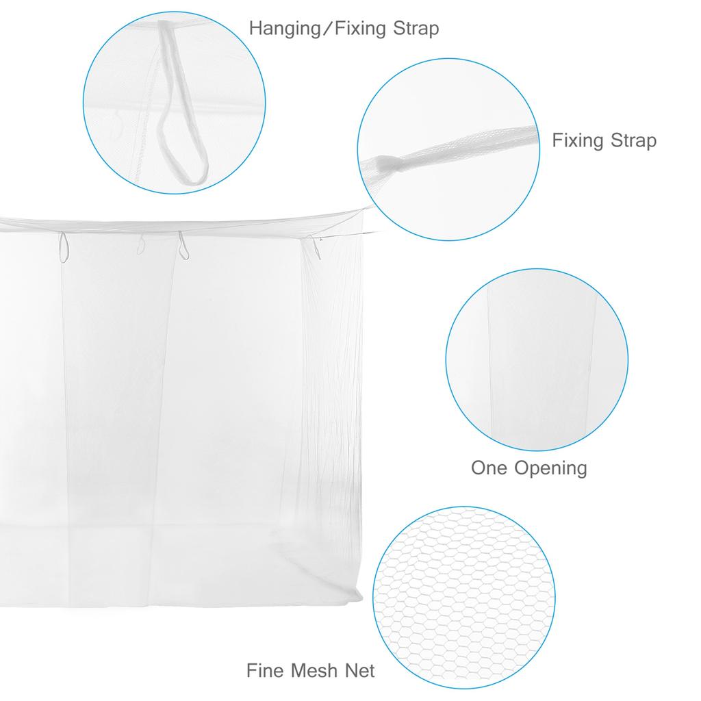 White Camping Mosquito Net Outdoor Anti mosquito Insect Mesh Tent Net