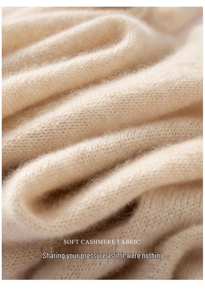 Women's 100% Pure Cashmere Scarf - Warm, Versatile Knit for Autumn/Winter Fashion