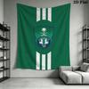 Al Ahli Wall Tapestry Aesthetic Wall Hanging Printed Fabric Blanket Decorative Tapestries for Bedroom Living Room Home Decor
