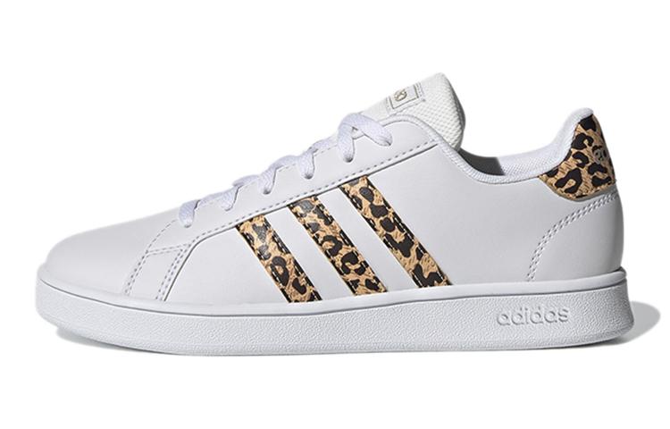 adidas Neo GRAND COURT Низкие Детские Скейтбордические Кроссовки Белые Детские FZ3510