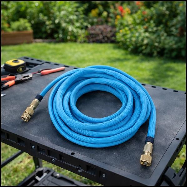 Strong Flexible Garden Hose 10.2-22.5M with 1/2 3/4 Premium Connector