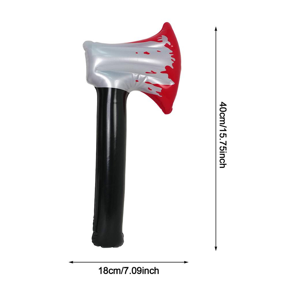Halloween Inflatable Weapon Realistic Bloody Knife Props Practical Joke Toys Party Costume Accessories