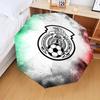 1PC Mexico Football Team Emblem Printed Umbrella Folding umbrella, automatic umbrella 8-Frame for Travel, camping Fan gifts Christmas Gifts
