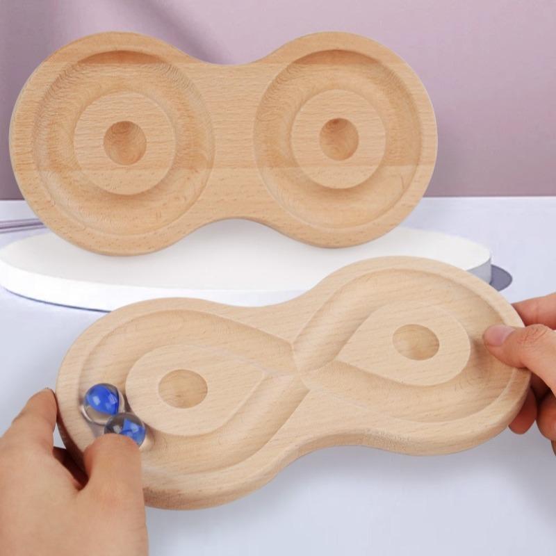 Деревянный балансир для развития левого и правого полушарий мозга Детская деревянная балансировочная доска Игры с мячом Раннее развитие Просвещающие развивающие игрушки