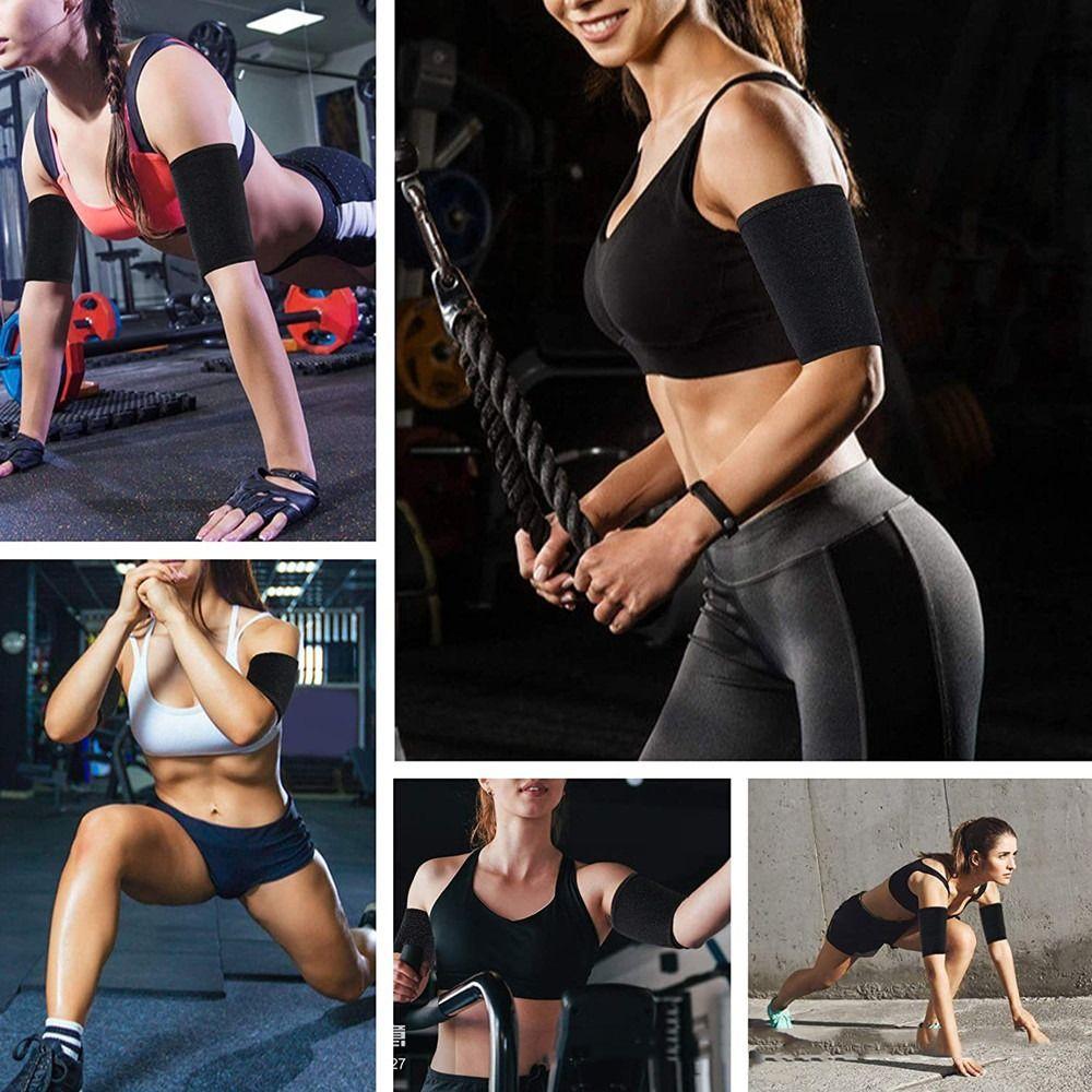 Sauna Sweat Arm Shaper Bands Slimming Sleeves Arm Sweat Band Body Warmer Arm Trimmers  Weight Loss