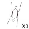 3x Plate Hanger for Wall ,Dish Display Holders, , Invisible Wire Holder,Plate Spring Hook