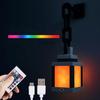Pixelated Lantern Night Light 16-Color Led Wall Mood Lamp W Touch Switch&Remote Control Rechargeable Mountable Table Light for Room Decor