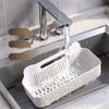 Wall Storage Basket Space Saving Rectangular Plastic Wall Mounted Basket Organizer for Bathroom