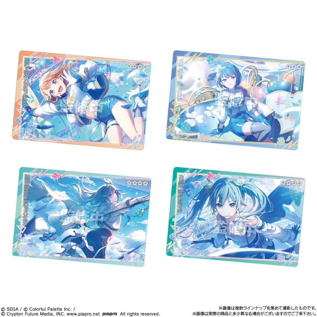 BANDAI Project Sekai Colorful Hatsune Miku Wafer 11 Candy Toy Set of Stage! feat. [Box 20]