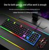 USB Wired Backlit Luminous Keyboard and Mouse Set