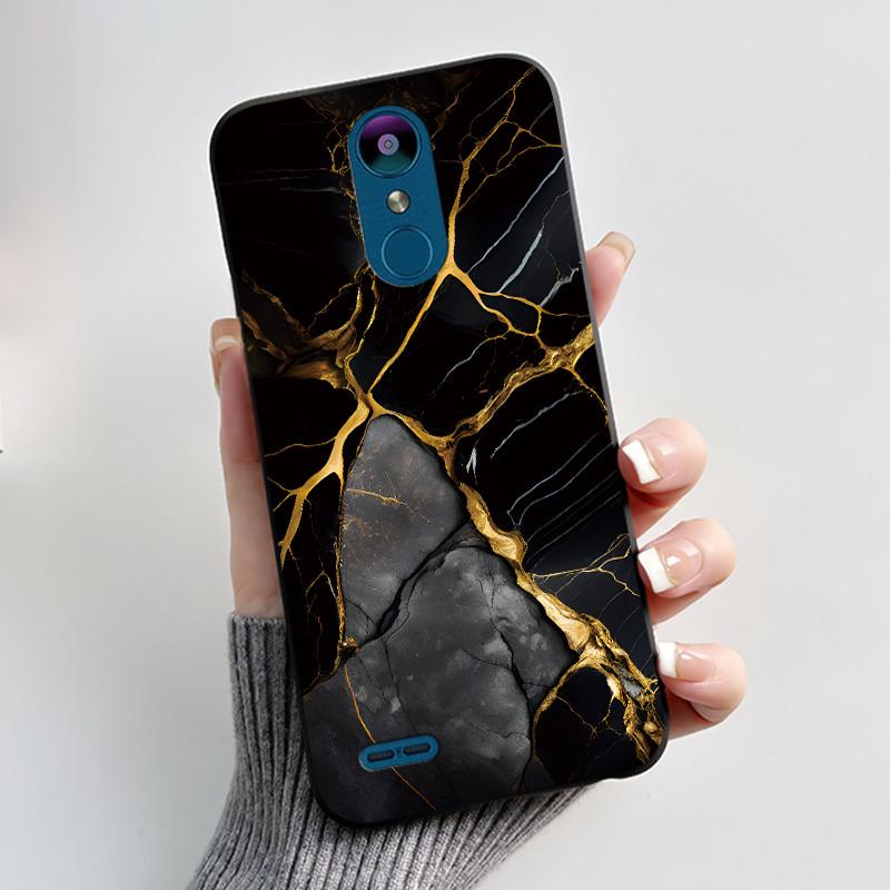 Чехол для LG K8 (2018)/Мягкий силиконовый черный чехол LG K9 2018 Вирусный стиль Рисунок Мультяшная панда, Король драконов Чехол для LG K8 K9 2018
