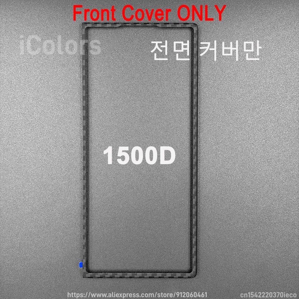 For Samsung Galaxy Fold 8 Ultra Front Cover Aramid Carbon Fiber Bumper Ultra-Thin Slim Frame ,Back Cover Not included