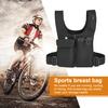 Жилет для бега, нагрудная сумка для бега, водонепроницаемая нагрудная сумка для бега с двойными карманами для мужчин и женщин, жилет для бега по пересеченной местности, пешего туризма и велоспорта
