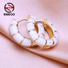 Round Clip Earrings For Women Fashion Hoop Earrings Jewerly For Wedding Party Gifts Earrings