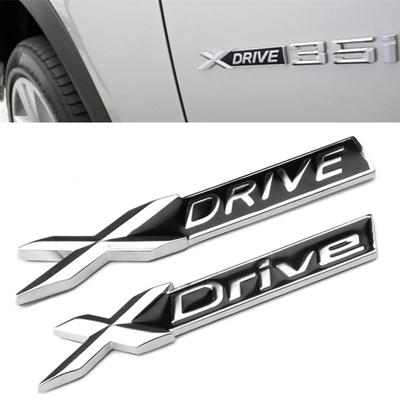 3D ABS XDrive задний багажник эмблема значок наклейка боковые наклейки на крылья автомобильные аксессуары X Drive для 3 4 5 6 7 серии X1 X3 X5 X6