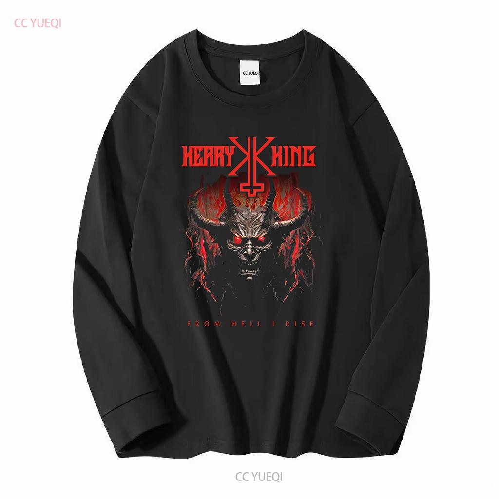 Kerry King From Hell I Rise Cover NEW T Shirt long or short sleeves vintage Washed Breathable Stretched Casual fashion graphic