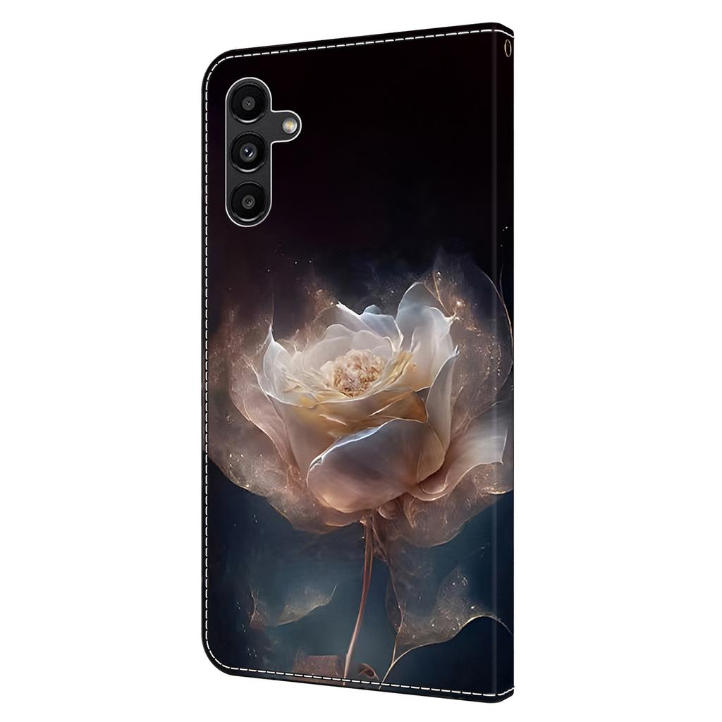 For Samsung Galaxy S24 Case Pattern Printing Leather Flip Phone Case