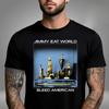 Новая футболка унисекс Jimmy Eat World Летний тур 2025 Двусторонняя Высококачественная Роскошная Для мужчин и женщин Топ Y2k