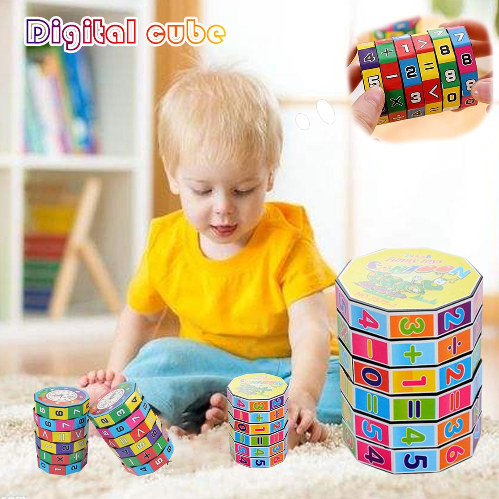Learning Toys for Kids 3 4 5 Yr - Slide Puzzles Mathematics Numbers Magic Cube