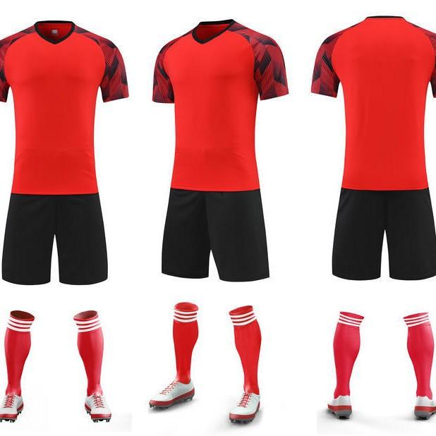 Новый футбольный костюм-майка мужская с коротким рукавом для взрослых, тренировочная майка команды Zq1001, быстросохнущая