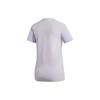 Adidas Футболка Must Haves Crew Neck Solid Logo Print T-Shirt Women T Shirts Purple Gray FQ3240
