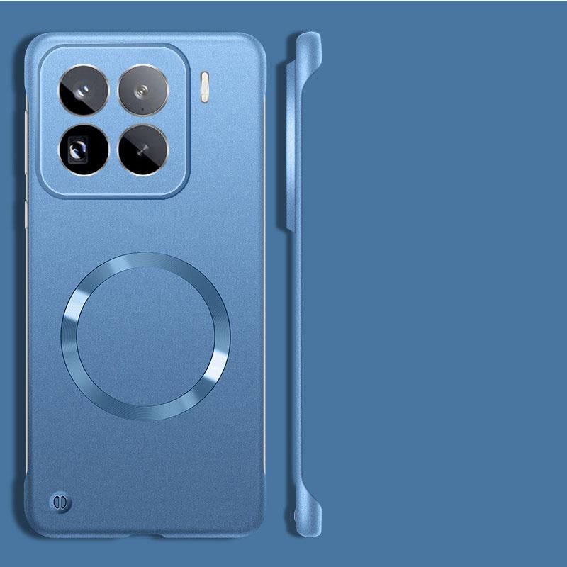 Cases For Xiaomi 15 Pro 14 Ultra Frameless Phone Matte Case For Xiaomi 14 Pro 13 Ultra Wireless Charging For Magsafe Magnet Magsafing Borderless Cover