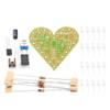 DIY Kit Heart Shape Breathing Lamp Kit DC 4V-6V Breathing LED Suite Red White Blue Green DIY Electronic Production for Learning