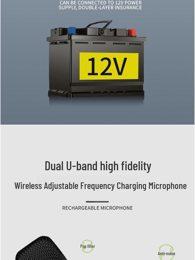 Sangean 1507 Двойная 15-дюймовая уличная Bluetooth-колонка с мощными басами и высокой громкостью