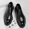 Summer Hollow New Leather Shoes Men's Business Dress British Men's Shoes Commuter Style with Suit Leather Shoes