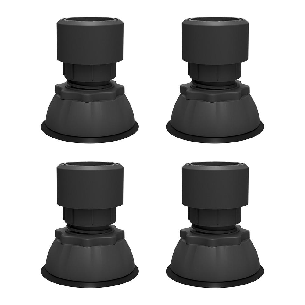 4pcs/set Raise Height Washing Machine Shockproof Pad Reduce Noises Non-slip Shock Mute Pads Adjustable Height Anti Vibration Mat