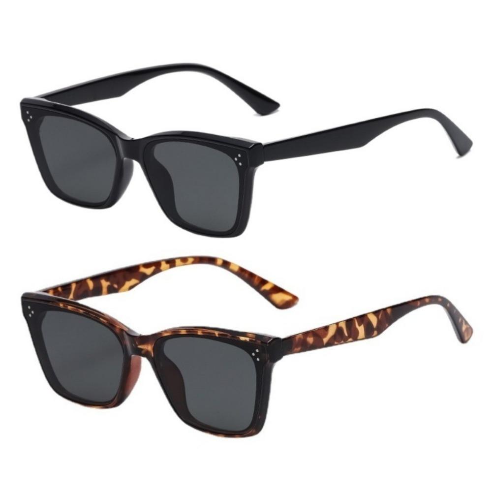 Модные солнцезащитные очки с оправой «кошачий глаз», личностные ретро-солнцезащитные очки для женщин и мужчин