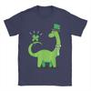 Dino St Patricks Day TShirt Summer  Fashion TShirts Unisex Cotton ONeck Plus Size XL Tees ShortSleeve YK Basic Tops