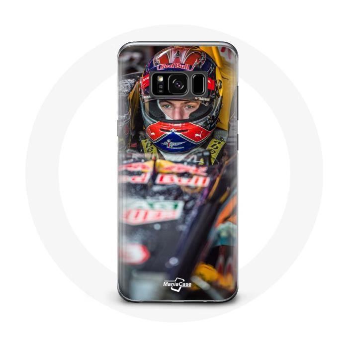 Coque pour Samsung Galaxy S8 plus Formule 1 Max Verstappen Pilote automobile de F1