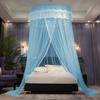 Hanging Mosquito Net Top Hook Encrypted Mesh Lace Patchwork Mosquito Repellent Round Dome Court Style Crib Canopy Bedroom Decoration