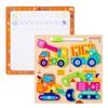Children'S Early Education Puzzle Two-In-One Character Puzzle Drawing Board Exercise Hand-Eye Coordination Role Cognitive Toy