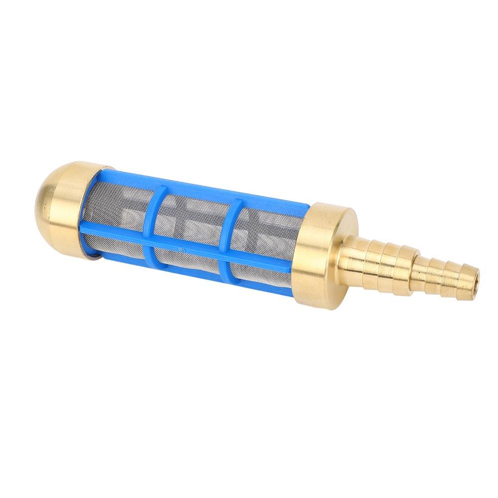 Brass and Stainless Steel Water Suction Strainer Blue and Yellow Pickup Filter