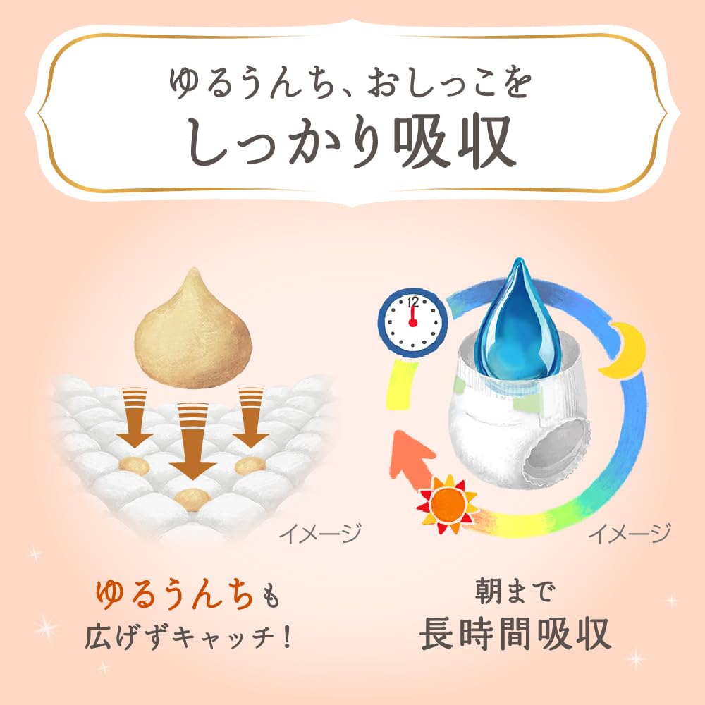 Newborn First Premium 240 листов x 6 Двойной мягкий кашемировый на ощупь [размер ленты] Mary's (Рождение~3000г) (40 упаковок) [Корпус продукта]