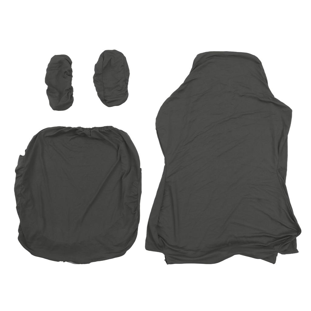 Чехол для игрового кресла, чистый цвет, дышащий полиэстер, высокопрочный чехол для офисного кресла с подлокотником