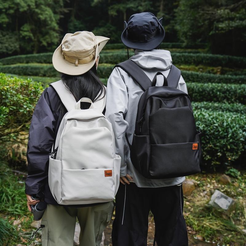 Женский однотонный рюкзак Мужской рюкзак Легкая дорожная сумка для компьютера Студенческий школьный рюкзак