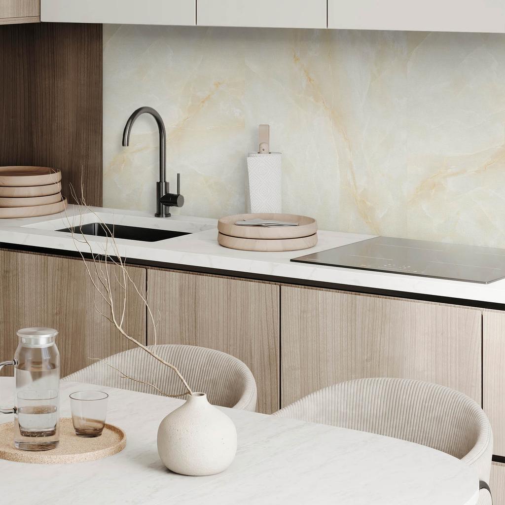 Vinyl Adhesive Hallway Decor with Graphics 120x60 cm Elegant Marble Pattern