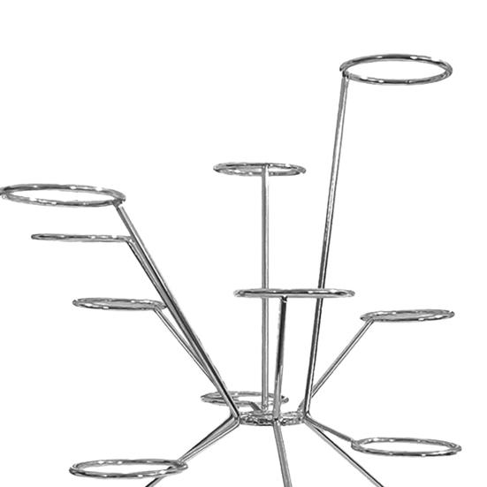 Взрывающаяся фруктовая ваза Искусство Плавающая подставка для фруктов Полная вентиляция на 360 градусов Сохраняет свежесть Металлическая скульптура для украшения кухонного стола